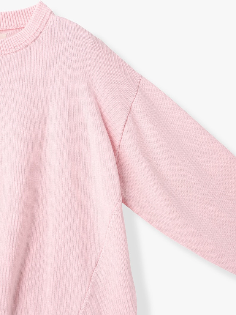 コットン コージー ニット プルオーバー 詳細画像 pink 2