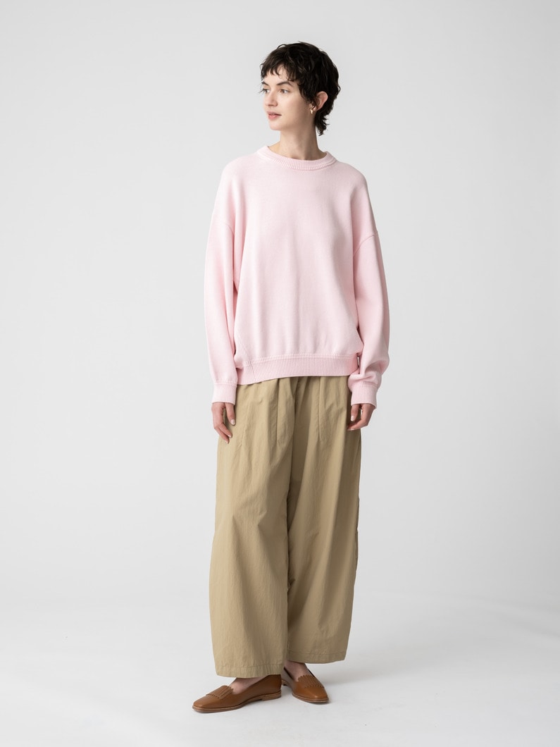 コットン コージー ニット プルオーバー 詳細画像 pink 4