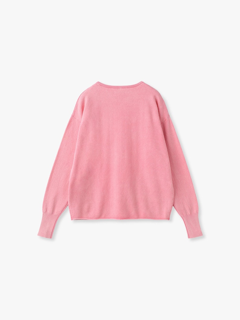 コットンニット プルオーバー 詳細画像 pink 1