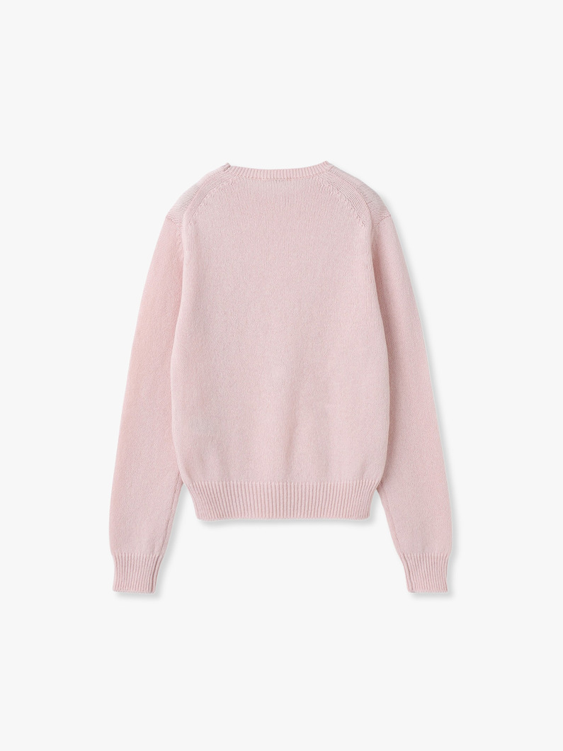 サマーカシミア ニット プルオーバー 詳細画像 pink 1