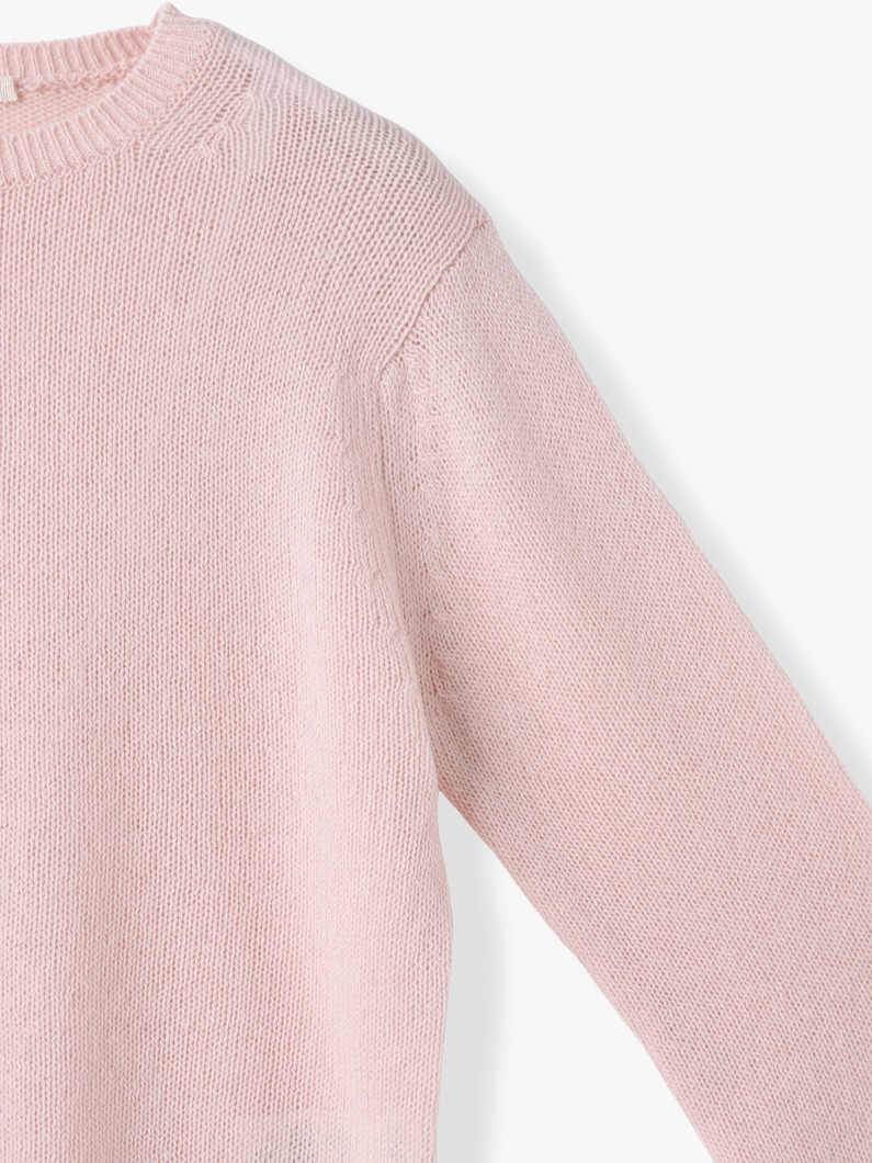 サマーカシミア ニット プルオーバー 詳細画像 pink 2