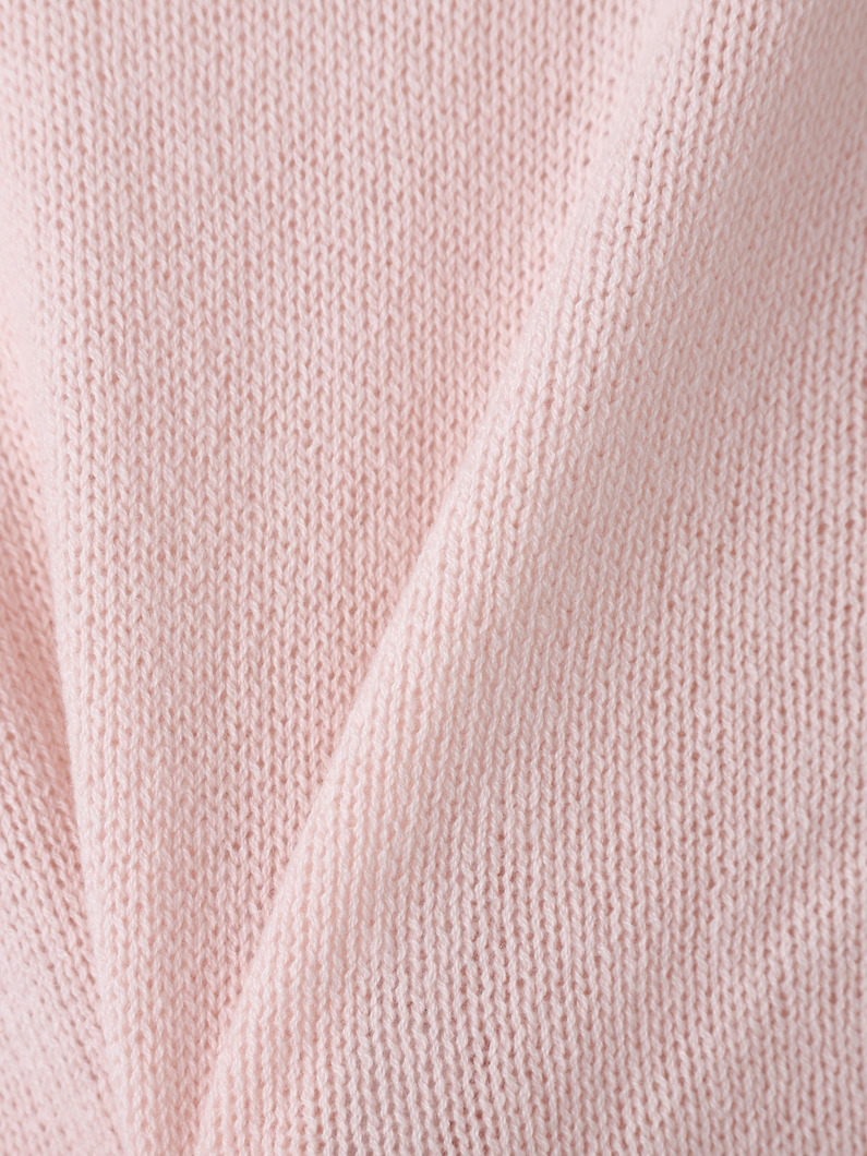 サマーカシミア ニット プルオーバー 詳細画像 pink 3