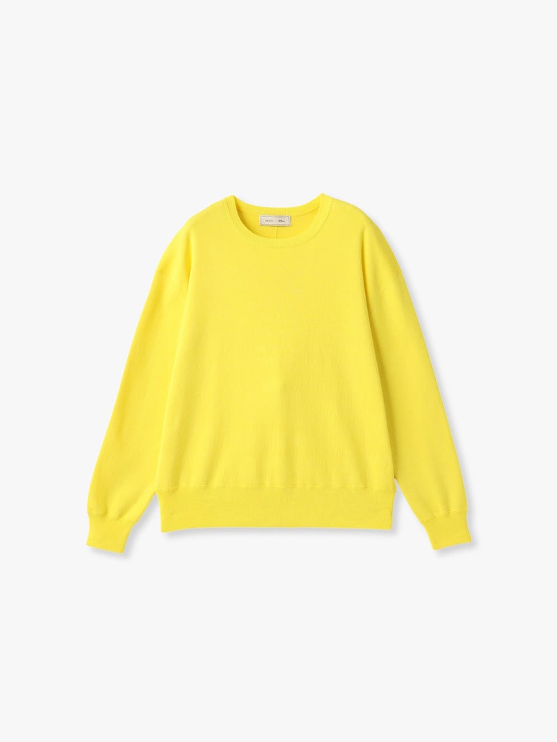 シルク コットン ハイゲージ ニット プルオーバー（イエロー/ブルー） 詳細画像 yellow 3