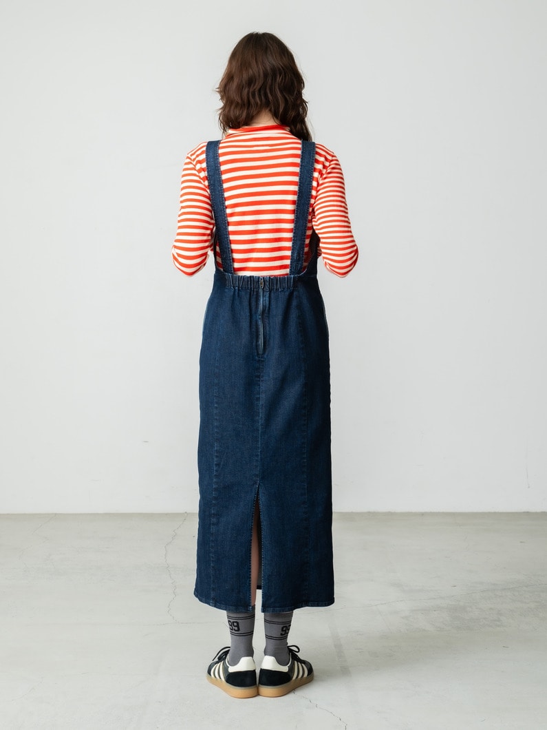 ミスマッチ ストライプ ニット トップ 詳細画像 red 5