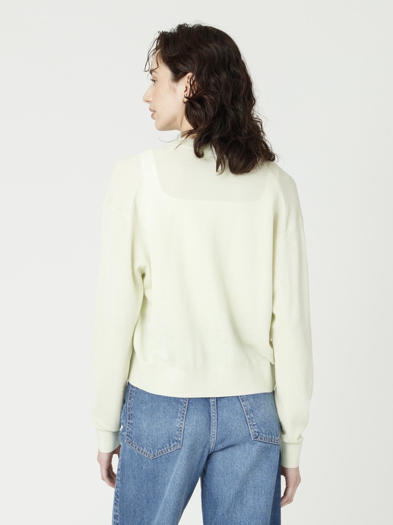 ハイツイスト スムース ニット カーディガン 詳細画像 mint 2