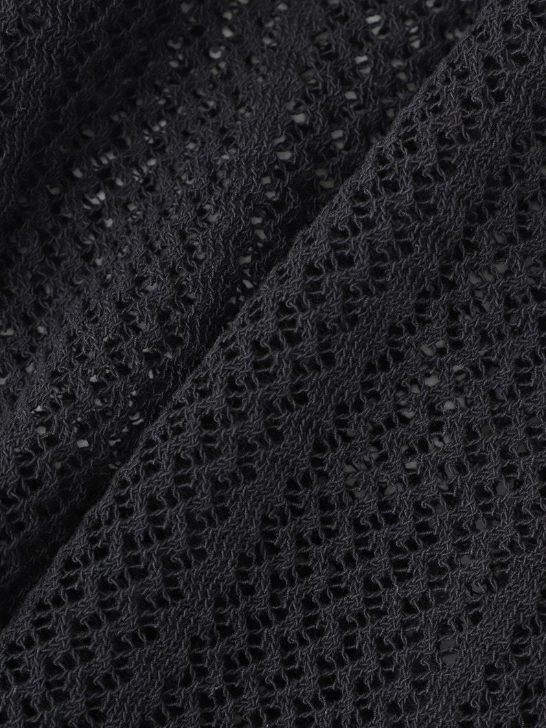 ジャカード ニット カーディガン 詳細画像 black 3