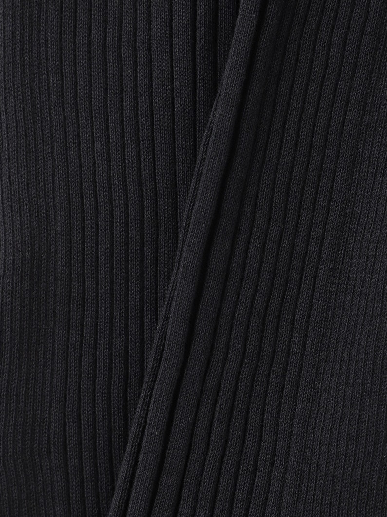 リブ ニット スリーブレス トップ 詳細画像 navy 3