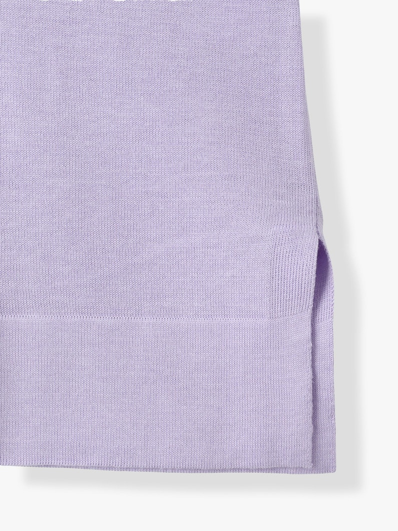 ライトシルクコットン ニット スリーブレス トップ 詳細画像 light brown 3