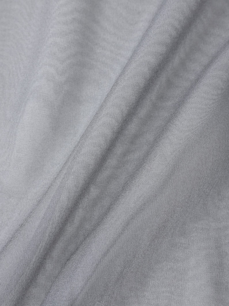 シアー ニット プルオーバー（グレー/レッド） 詳細画像 gray 3