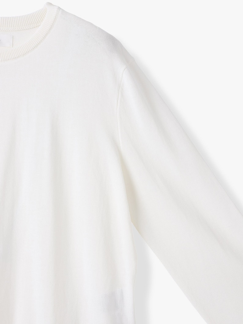 ヘキサゴナル ニットプルオーバー 詳細画像 white 2