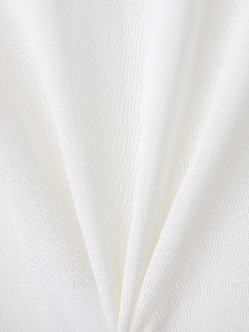ヘキサゴナル ニットプルオーバー 詳細画像 white 3