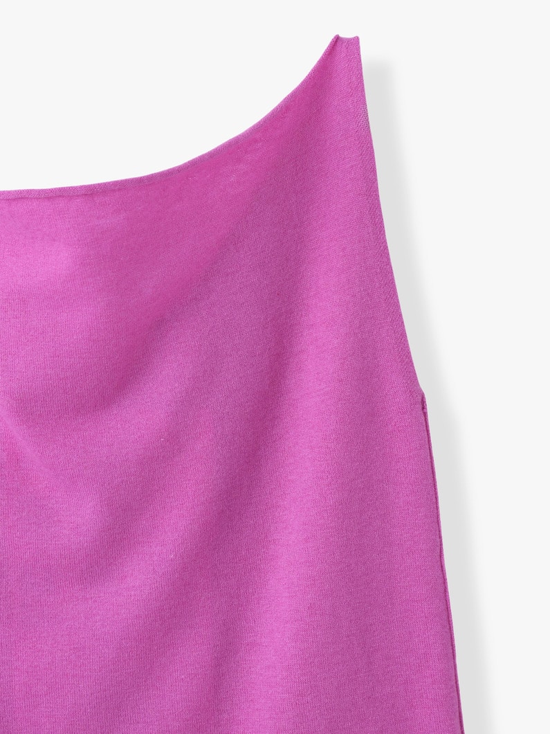 ブリーズ ウールカシミア ニット スリーブレス トップ 詳細画像 black 2