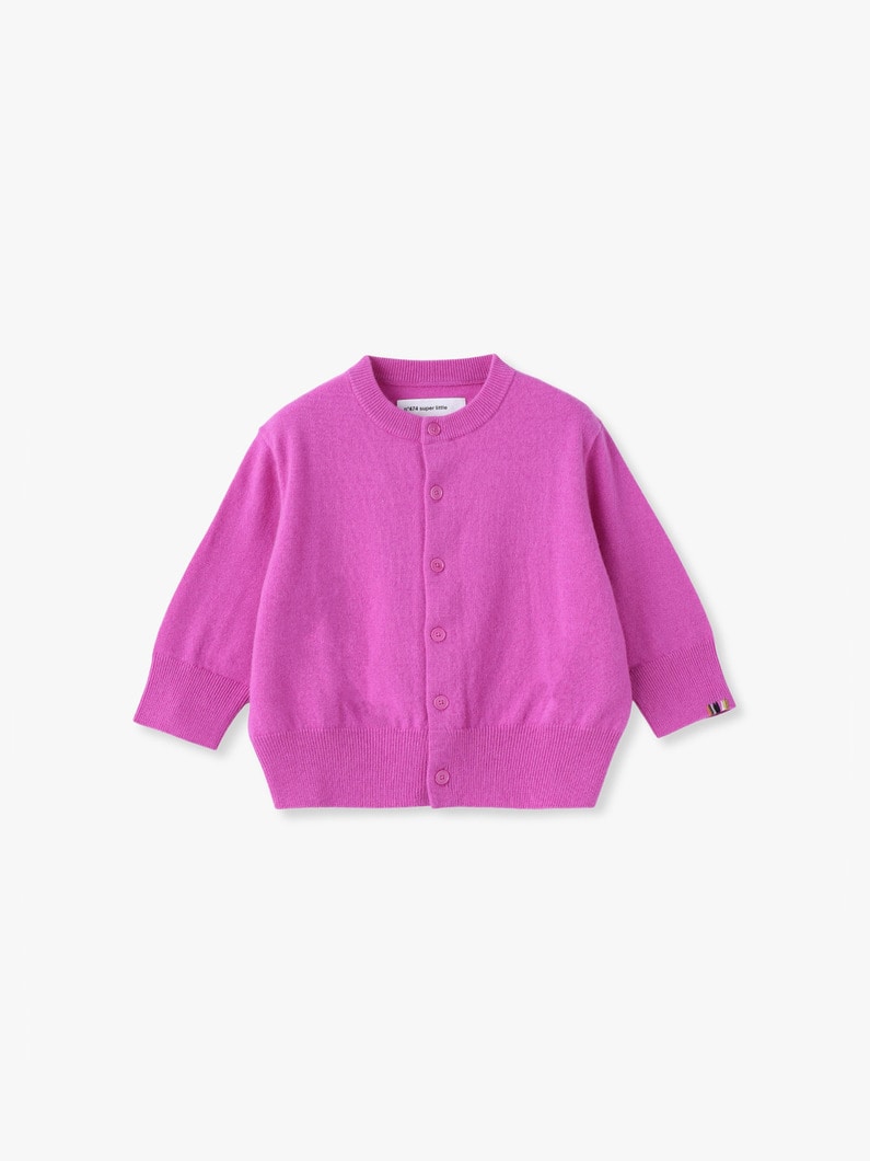 スーパーリトル カシミア ニット カーディガン 詳細画像 pink 1