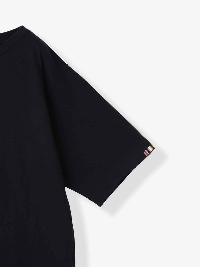 コラム コットンカシミア ニット オーバーサイズ ティー 詳細画像 black 2