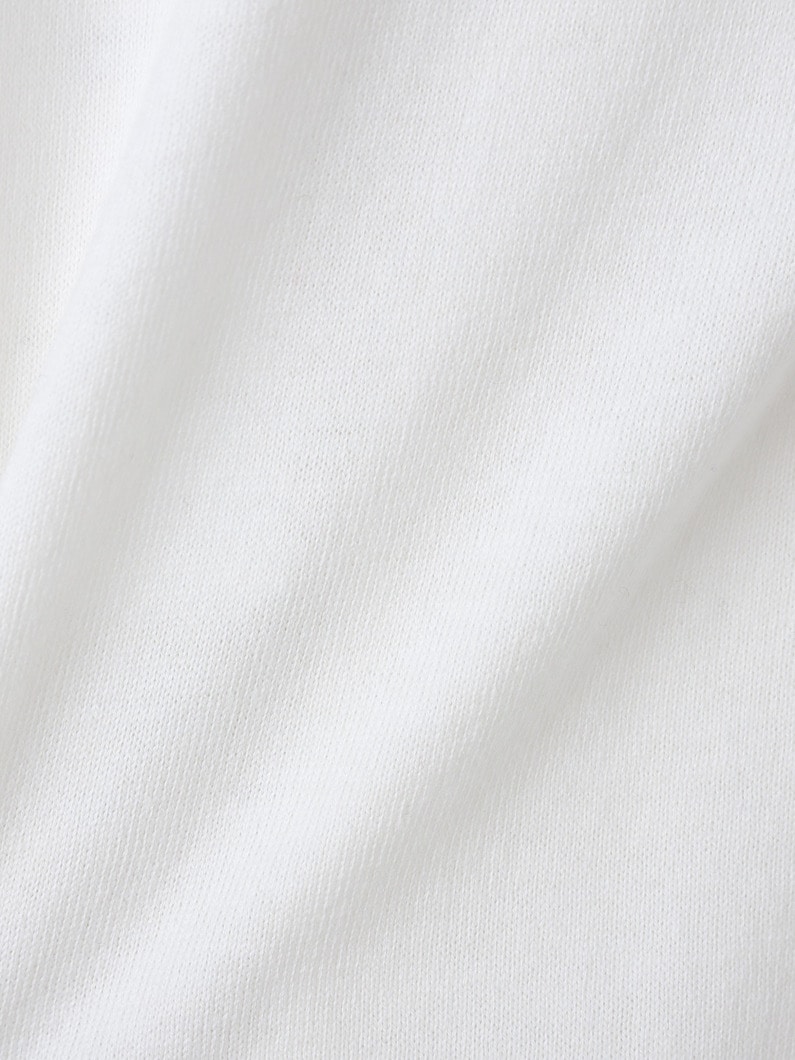 アメリカ コットンカシミア ニット ティー 詳細画像 white 3
