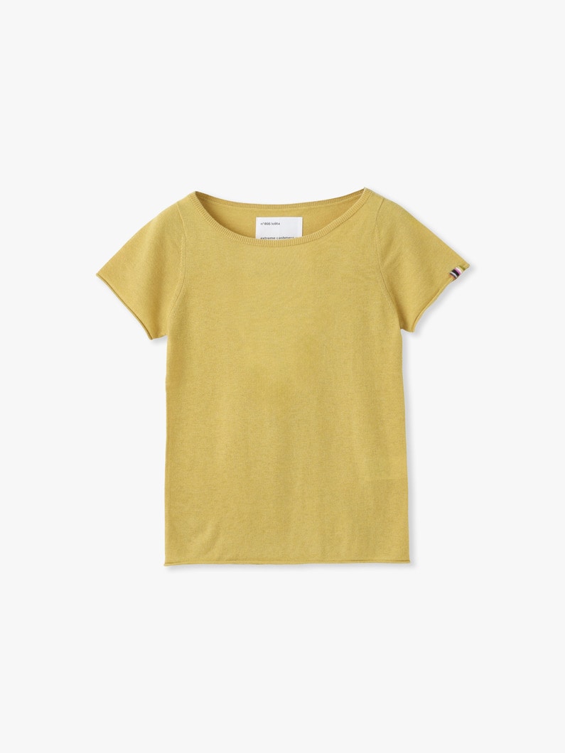 ロリータ ウールカシミア ニット ティー 詳細画像 yellow