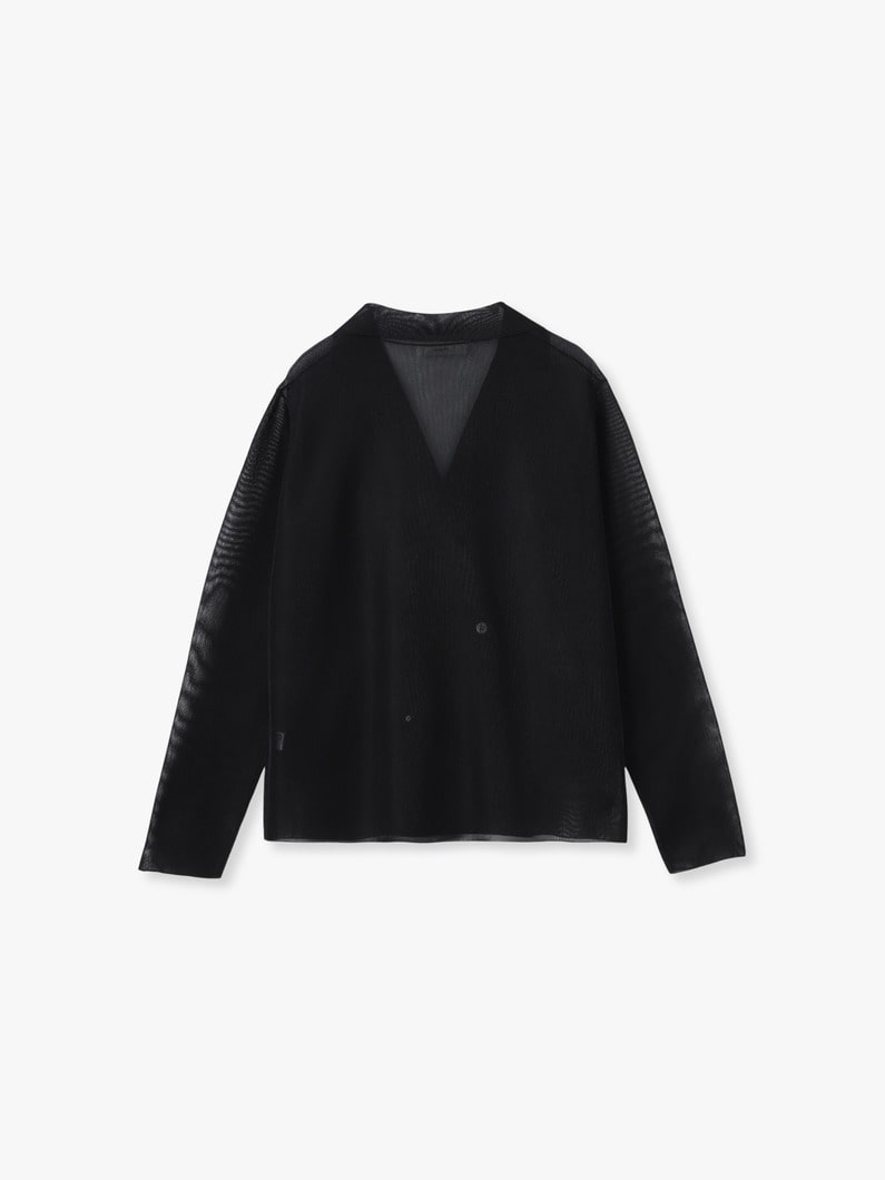 ライトシアー ニットジャケット 詳細画像 black 1