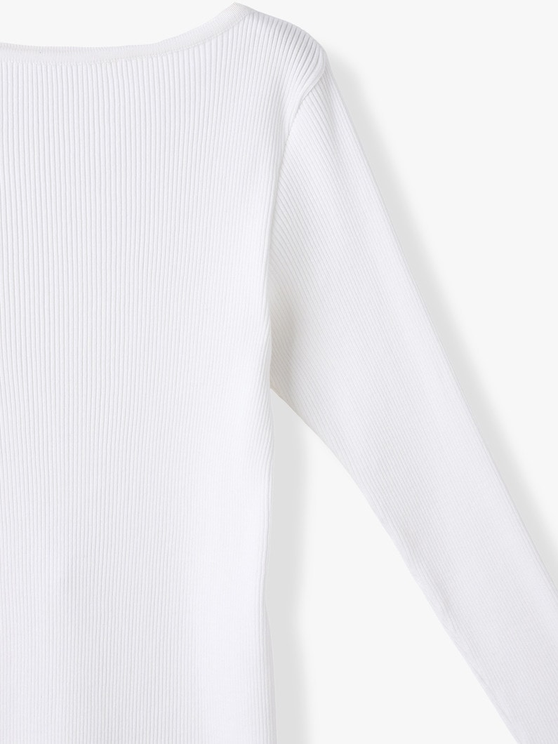 ギザボートネック プルオーバー（ホワイト/イエロー/ライトブルー/ネイビー） 詳細画像 navy 2