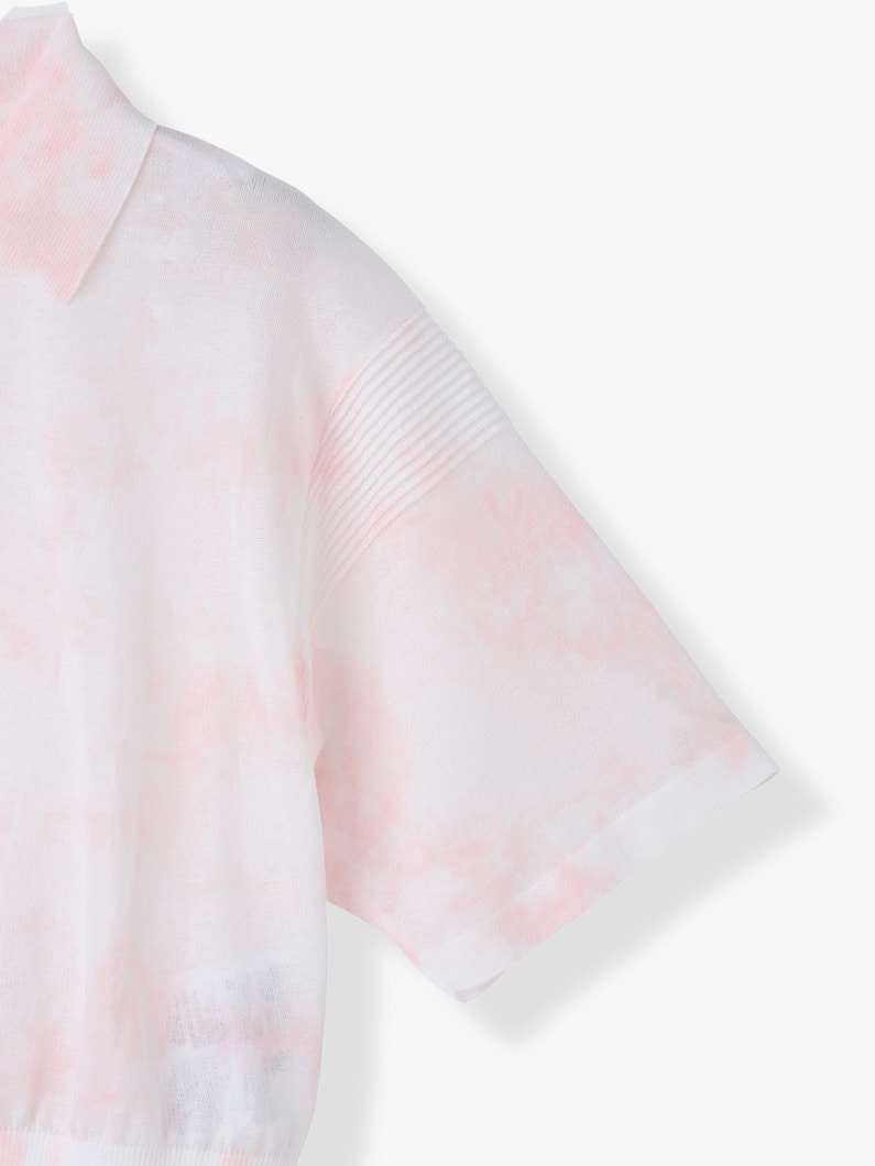 ダイイング TC ルーセント ポロシャツ 詳細画像 white 2