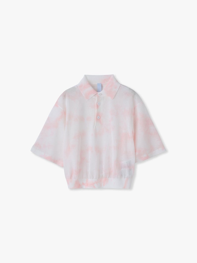 ダイイング TC ルーセント ポロシャツ 詳細画像 white 1