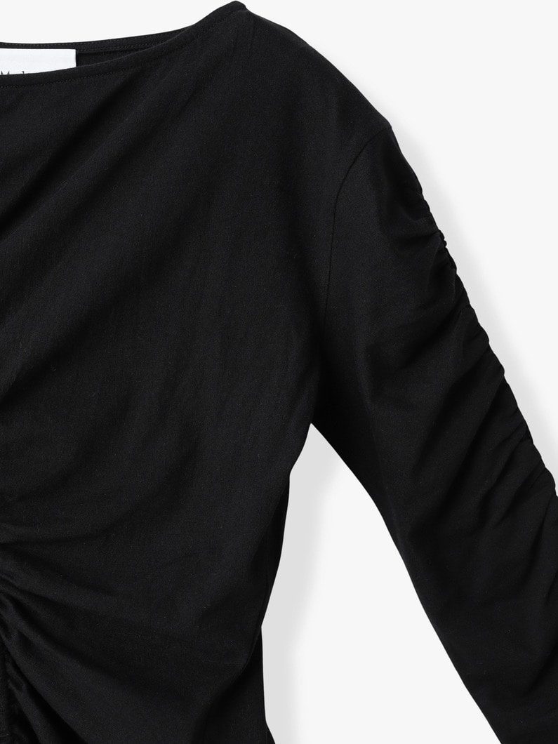 レヴァリー ロングスリーブ トップ 詳細画像 black 2