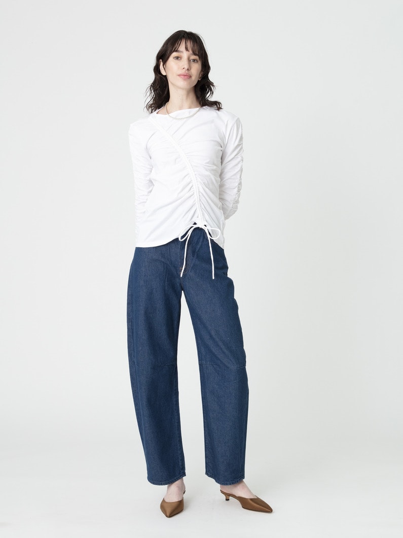 レヴァリー ロングスリーブ トップ 詳細画像 white 3