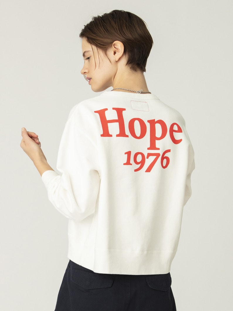 ホープ スウェット プルオーバー 詳細画像 white 1