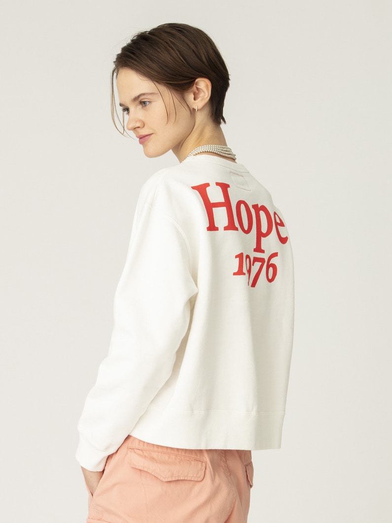 ホープ スウェット プルオーバー 詳細画像 white 3