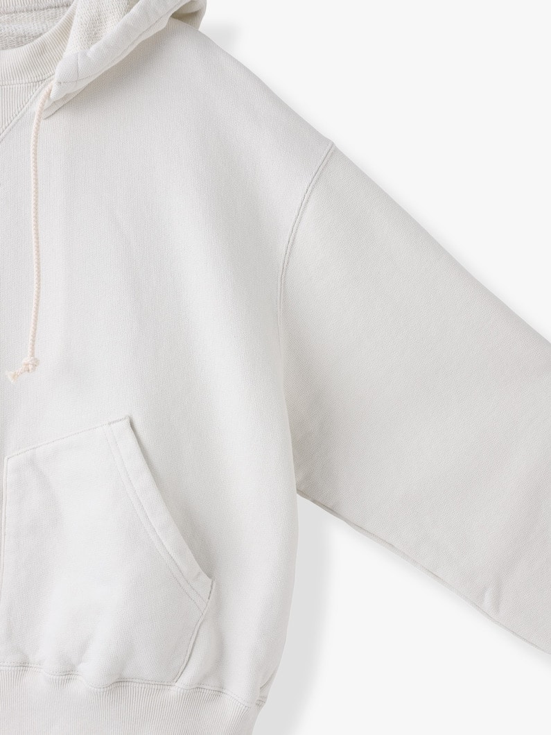 スウェット フーディー（アイボリー/ブラック） 詳細画像 ivory 2