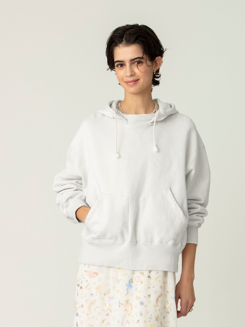 スウェット フーディー（アイボリー/ブラック） 詳細画像 ivory 1