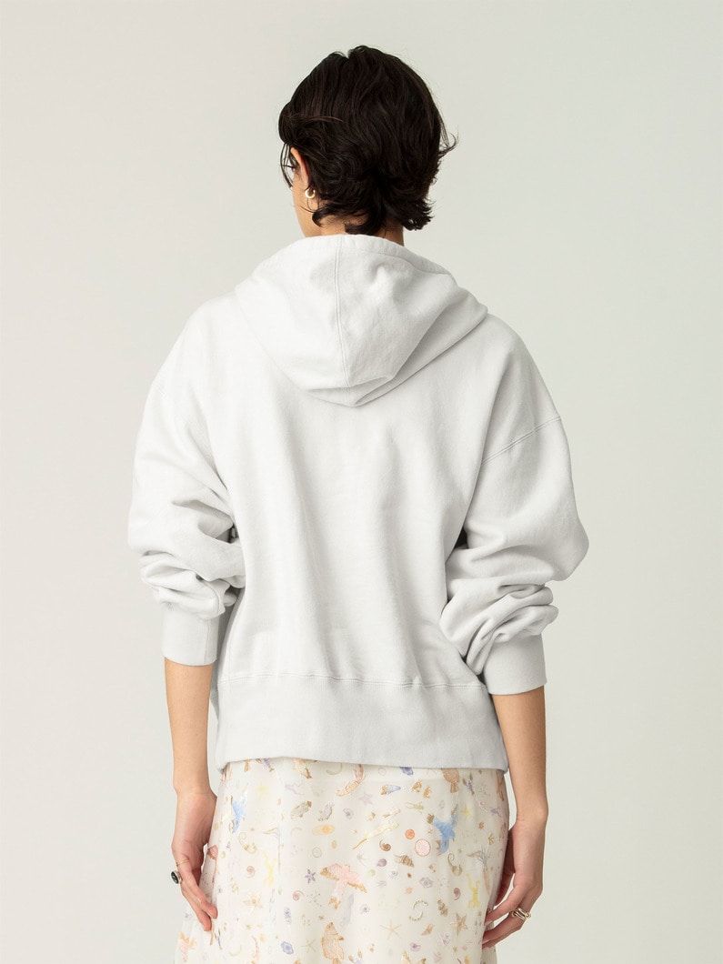 スウェット フーディー（アイボリー/ブラック） 詳細画像 ivory 3