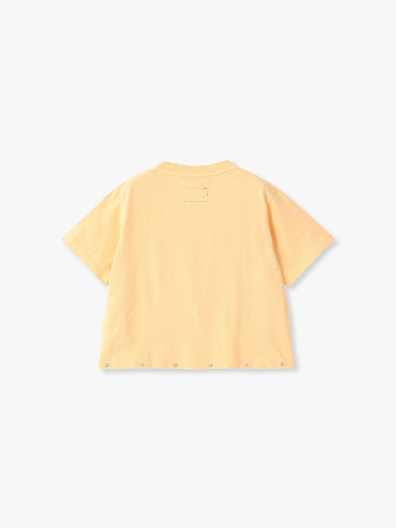 ガーメントダイ ショートスリーブ ティー 詳細画像 off white 1