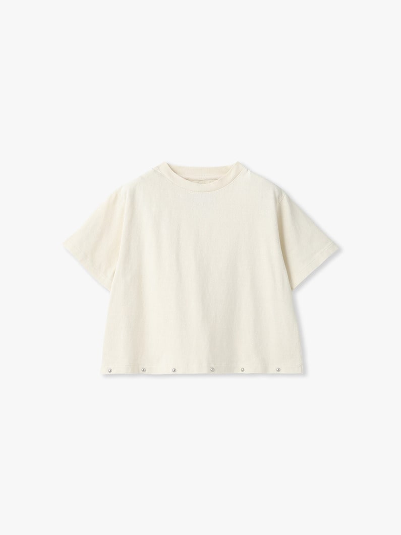 ガーメントダイ ショートスリーブ ティー 詳細画像 off white 1