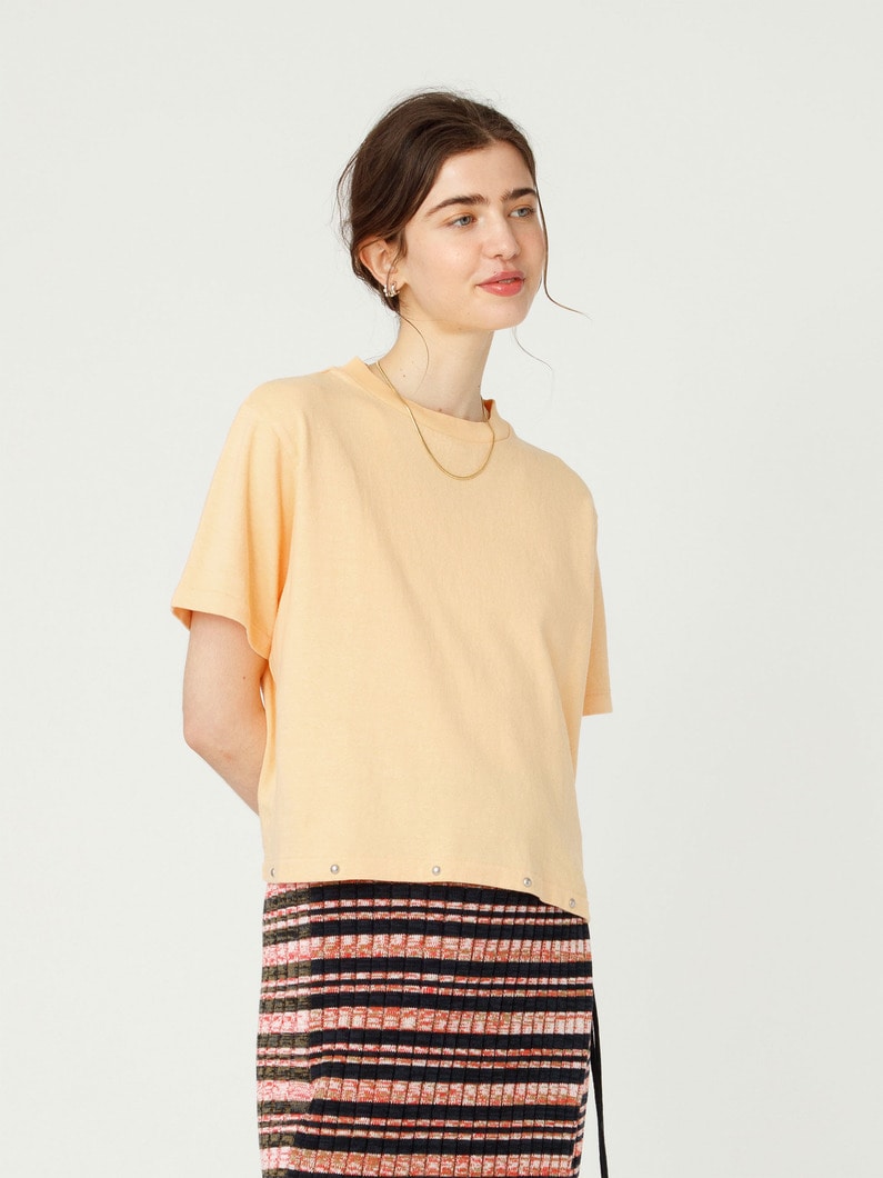 ガーメントダイ ショートスリーブ ティー 詳細画像 orange 2