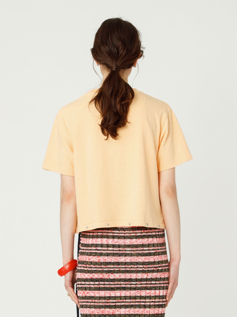 ガーメントダイ ショートスリーブ ティー 詳細画像 orange 3