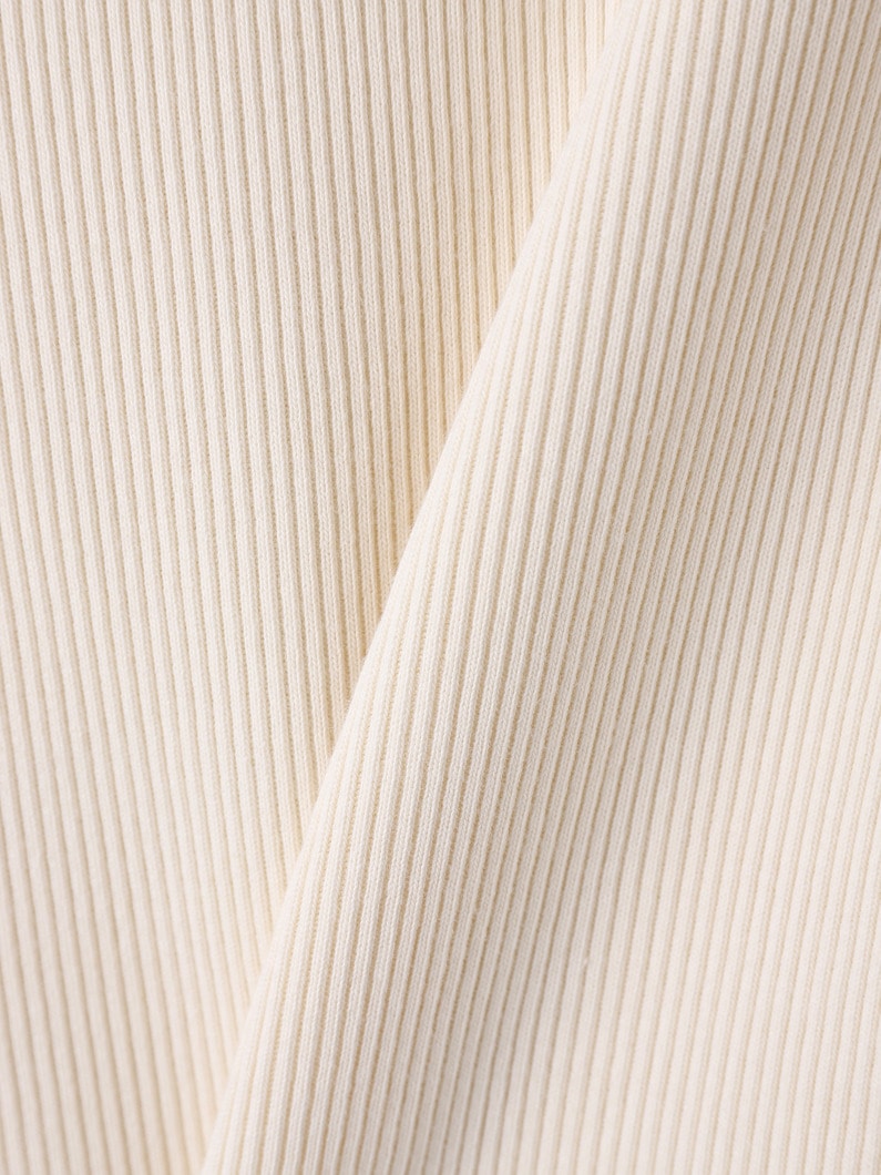 ピグメント リブ ワイドネック プルオーバー 詳細画像 ivory 3