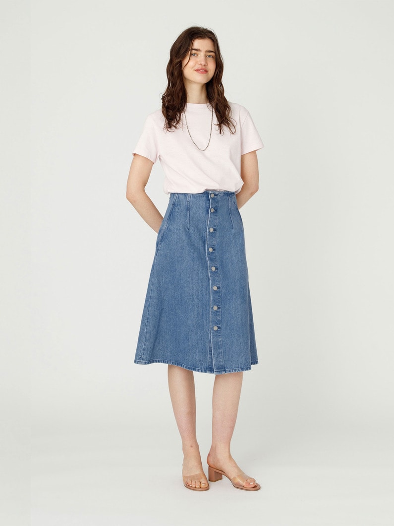 ボクシー ショートスリーブティー（ホワイト/ピンク/テラコッタ/ラベンダー） 詳細画像 pink 2