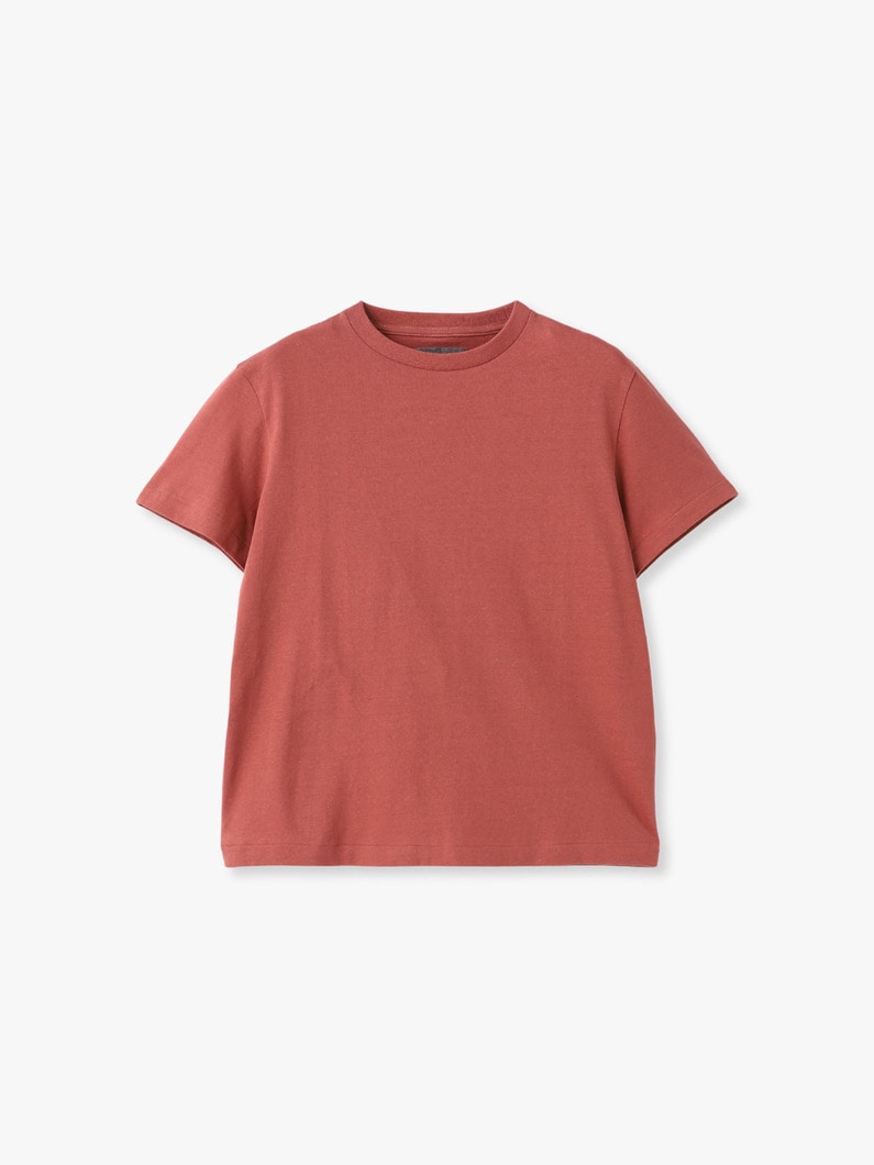 ボクシー ショートスリーブティー（ホワイト/ピンク/テラコッタ/ラベンダー） 詳細画像 terracotta