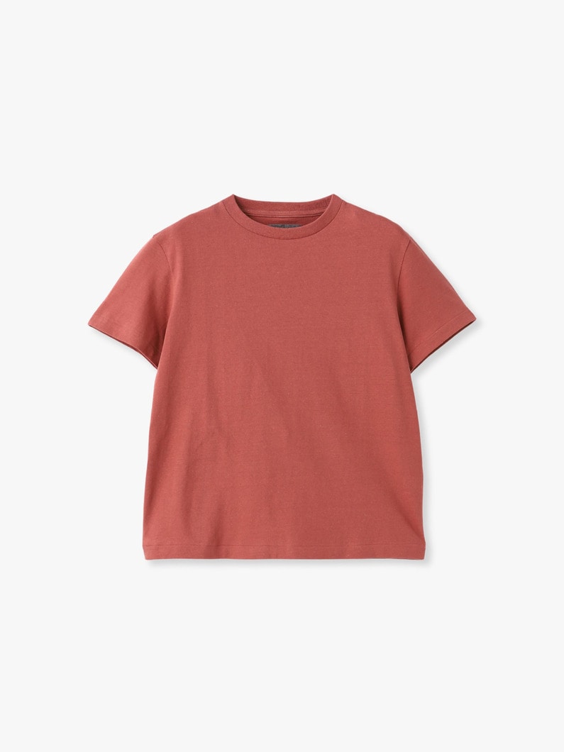 ボクシー ショートスリーブティー（ホワイト/ピンク/テラコッタ/ラベンダー） 詳細画像 terracotta 3