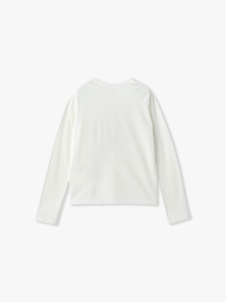 ラブ イズ プリント ロングスリーブティー 詳細画像 white 1