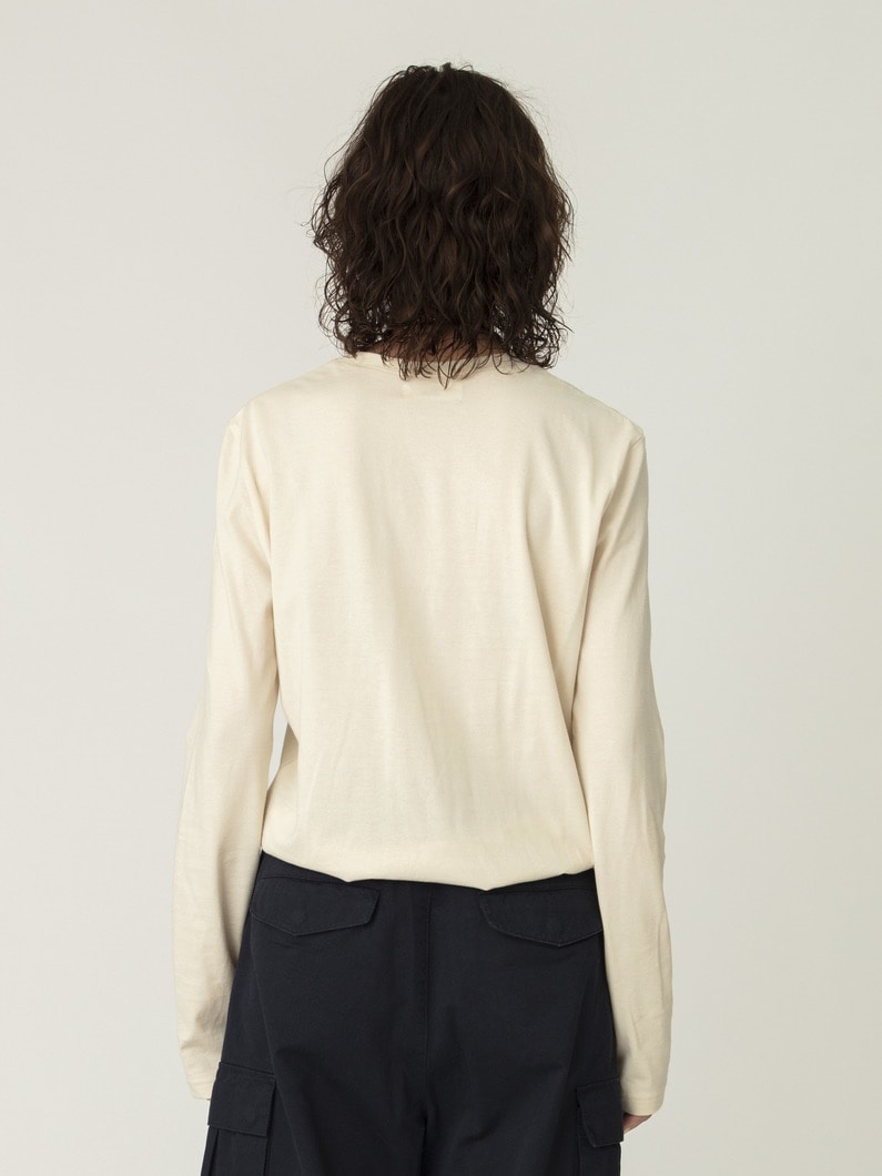 ラブ イズ プリント ロングスリーブティー 詳細画像 ivory 3