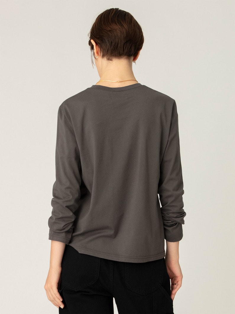 ラブ イズ プリント ロングスリーブティー 詳細画像 gray 3