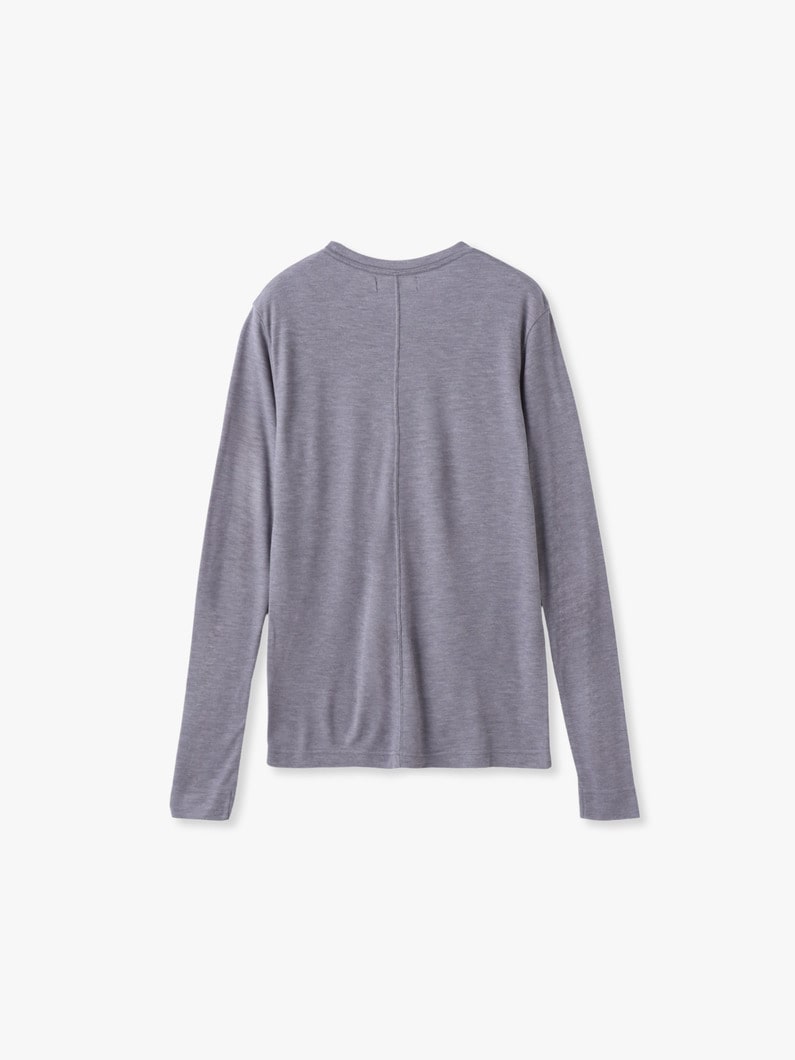 スムースストレッチ ロングスリーブ ティー 詳細画像 white 1