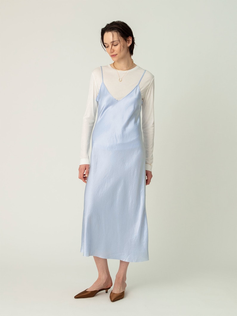 スムースストレッチ ロングスリーブ ティー 詳細画像 white 2