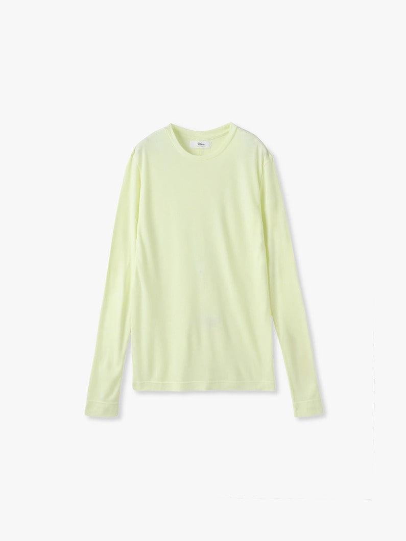 スムースストレッチ ロングスリーブ ティー 詳細画像 lime 4