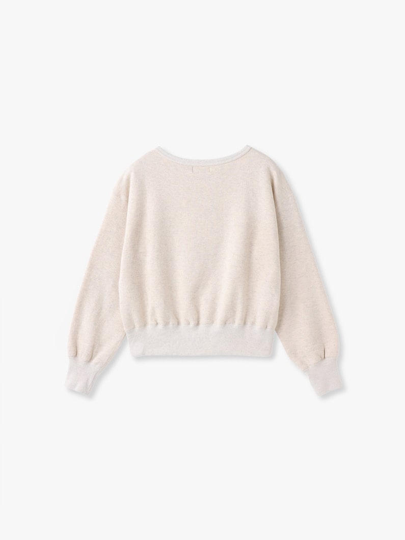 ギャザー スウェット プルオーバー 詳細画像 ivory 1