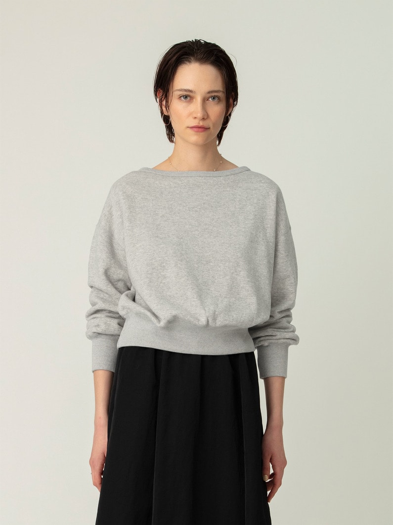 ギャザー スウェット プルオーバー 詳細画像 gray