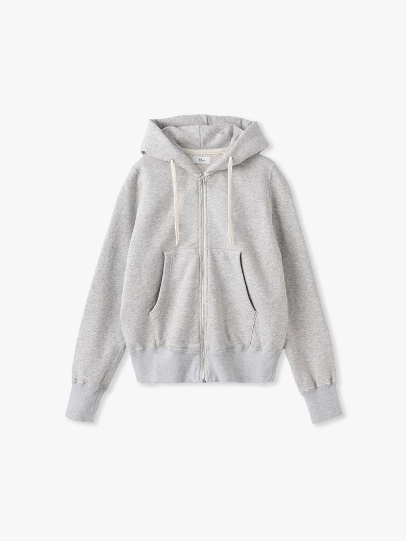 フレンチテリー ジップ フーディー 詳細画像 gray 4