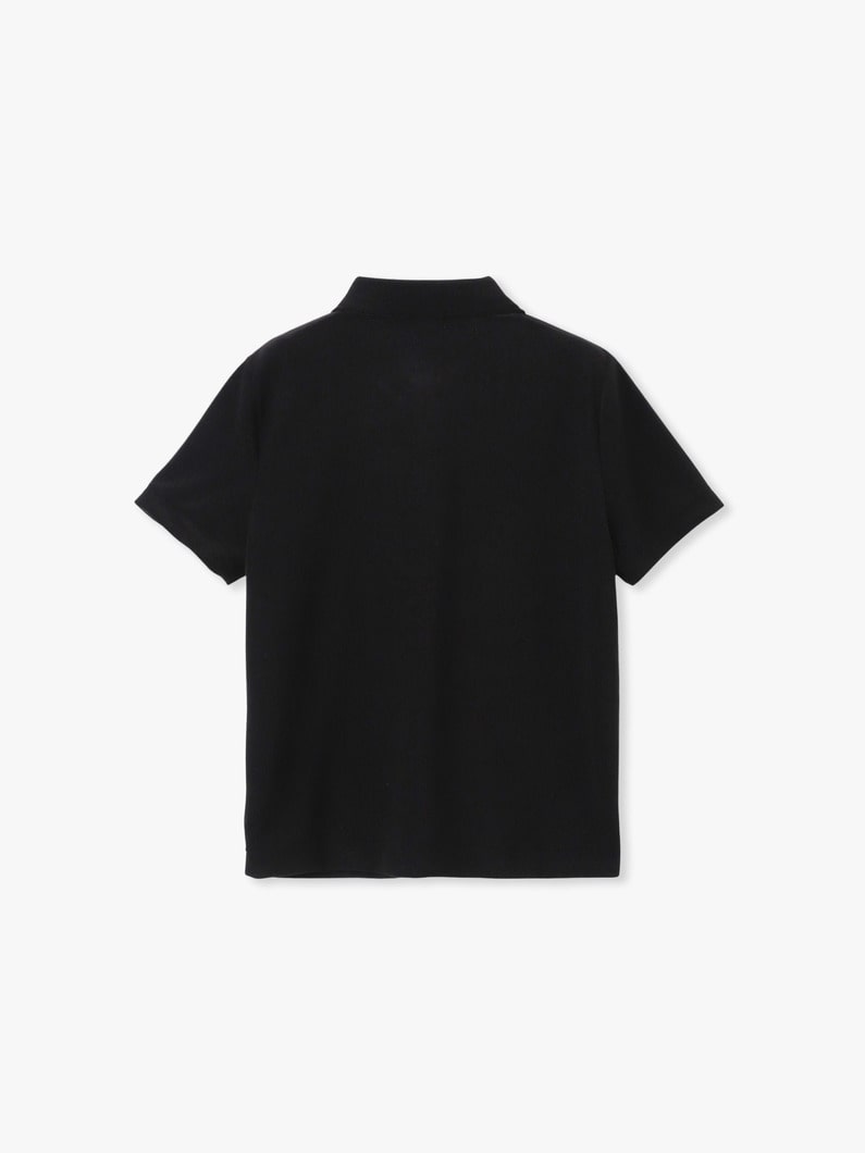 パイル ポロシャツ（ブラウン/ブラック） 詳細画像 black 1