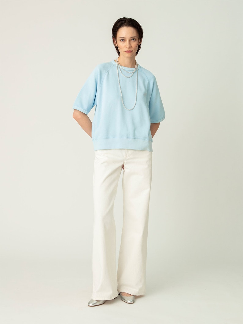 ピグメントダイ ショートスリーブ トップ 詳細画像 light blue 3